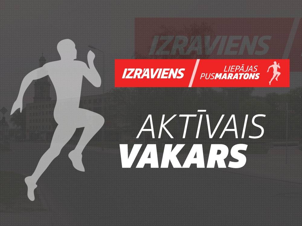 "Izrāviena" aktīvajos vakaros gatavosies "Liepājas pusmaratonam" 