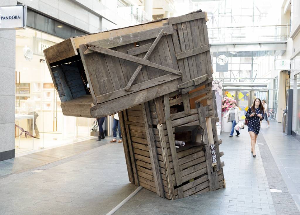 FOTO: Rīgā atklāj skatāmlūku uz Latvijas paviljonu Venēcijā