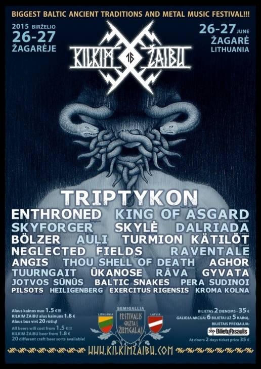 Publicē festivāla "Kilkim Žaibu 2015" programmu