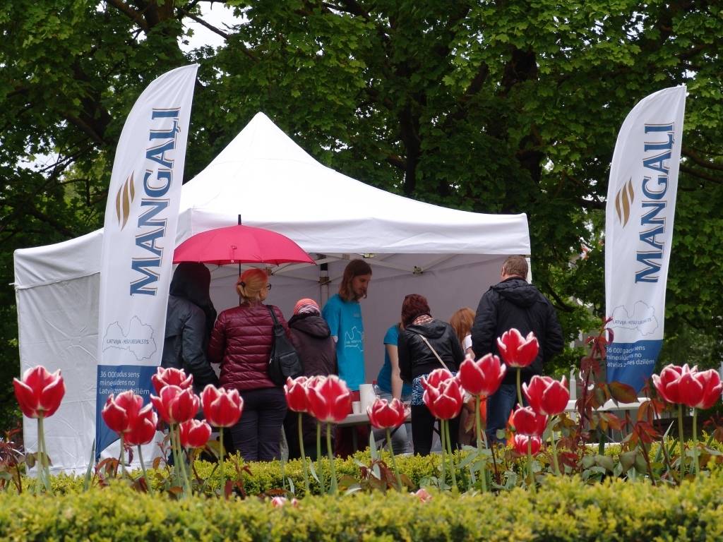 Zibakcijā "Latvija – mūsu lielvalsts" piedalījās 160 liepājnieku