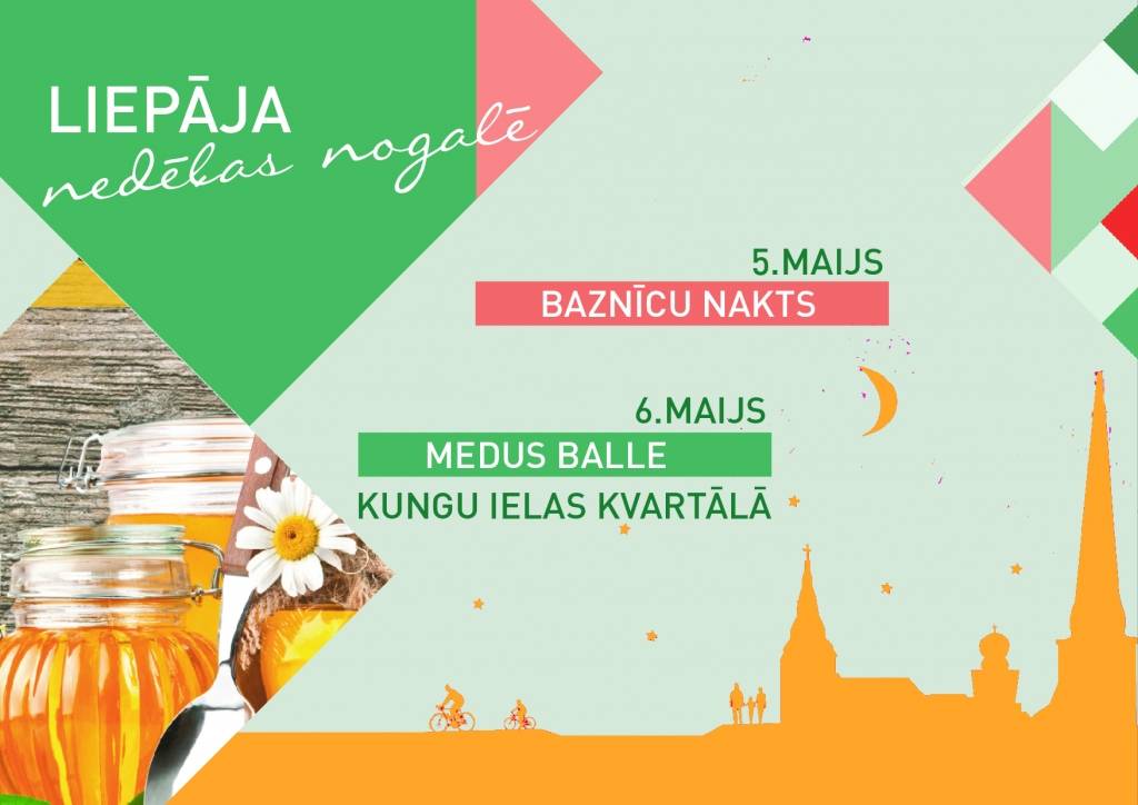 Aicina uz nedēļas nogales pasākumiem Liepājā