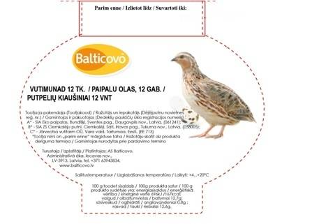 PVD atklāj bīstamu antibiotiku paipalu olās; aicina nelietot uzturā