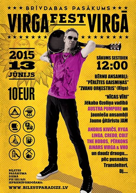 "Virgafest" jau sestdien