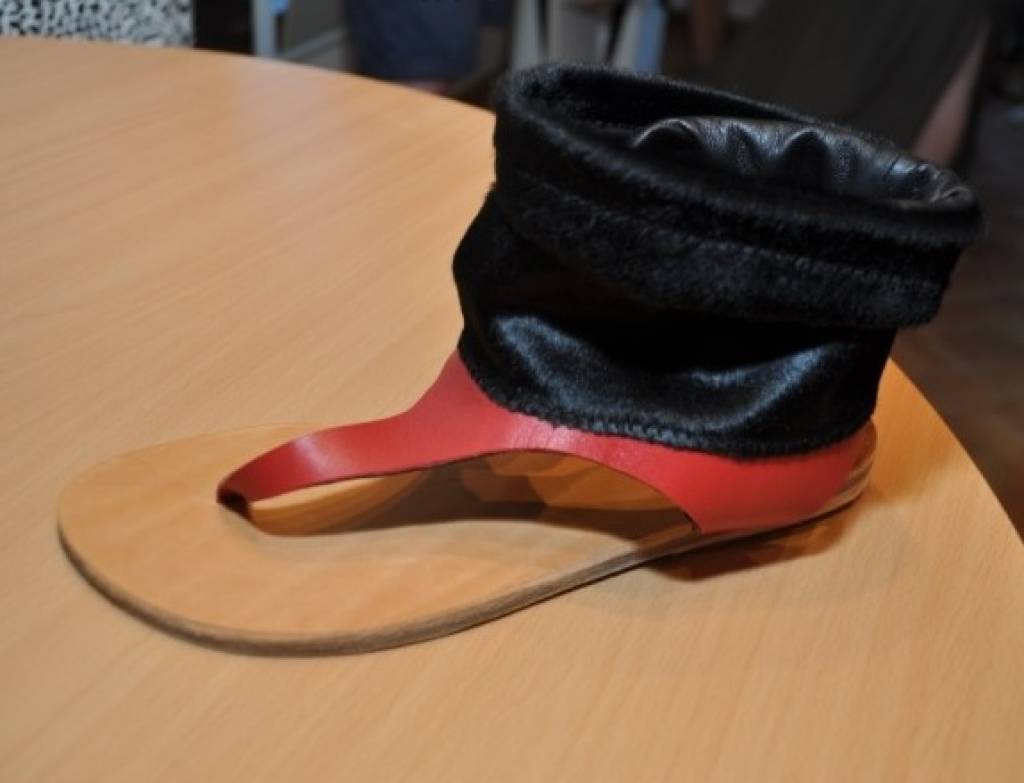 Diplomdarbs palīdz iesākt sandaļu biznesu Liepājā