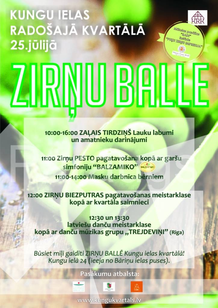 Liepājā sestdien svinēs Zirņu balli