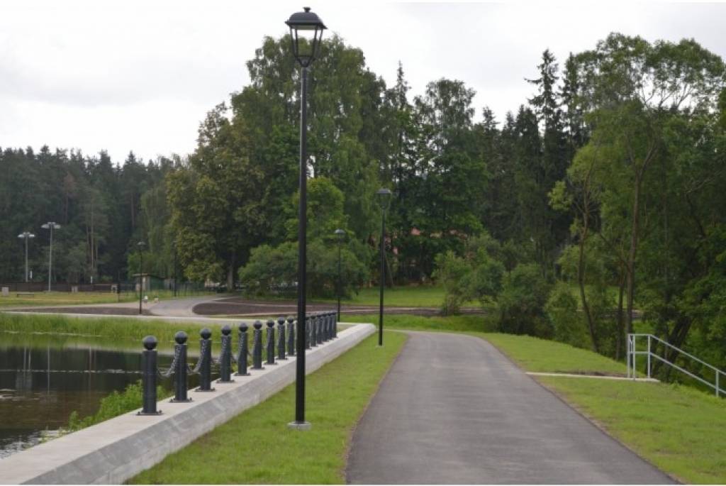 Noslēgumam tuvojas būvdarbi pie Tepera ezera