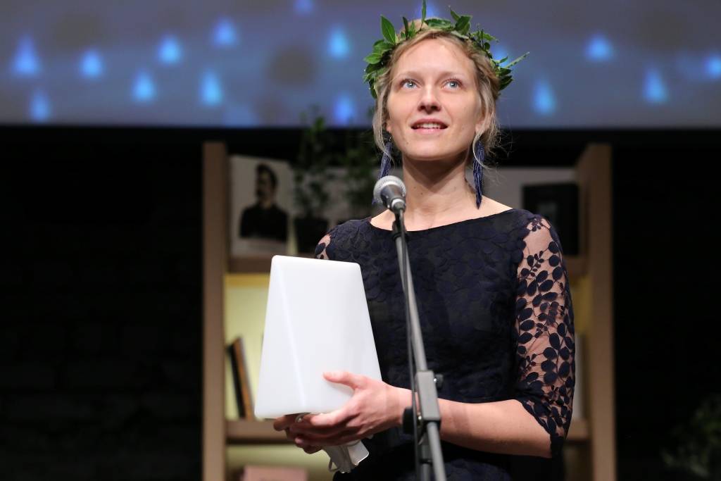 Jāņa Baltvilka balvas laureātes - Luīze Pastore un Anita Paegle