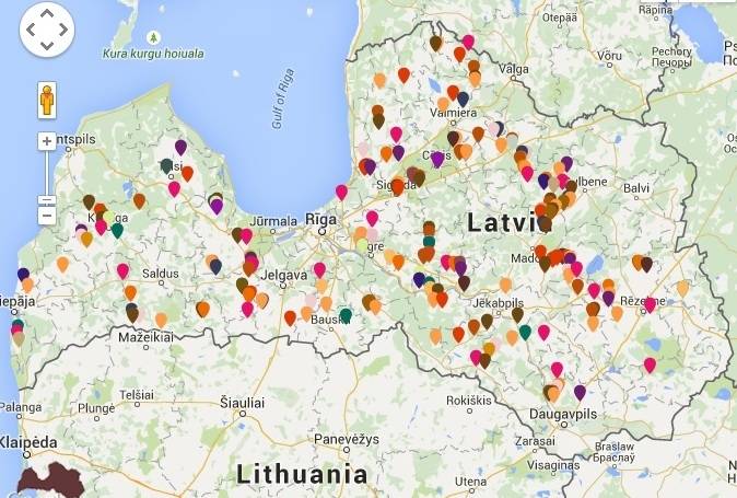 Izveidota kaitēkļu un slimību izplatības karte