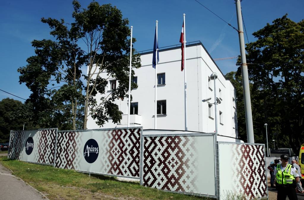 FOTO: NATO stratēģiskās komunikācijas izcilības centra atklāšana