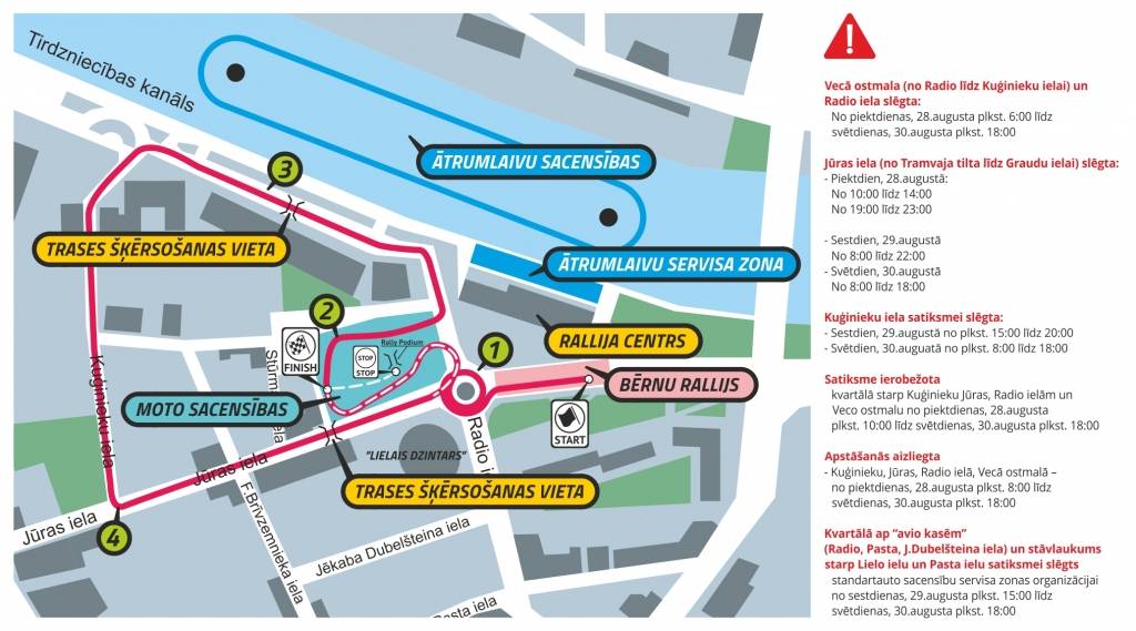 Gaidāmi satiksmes ierobežojumi