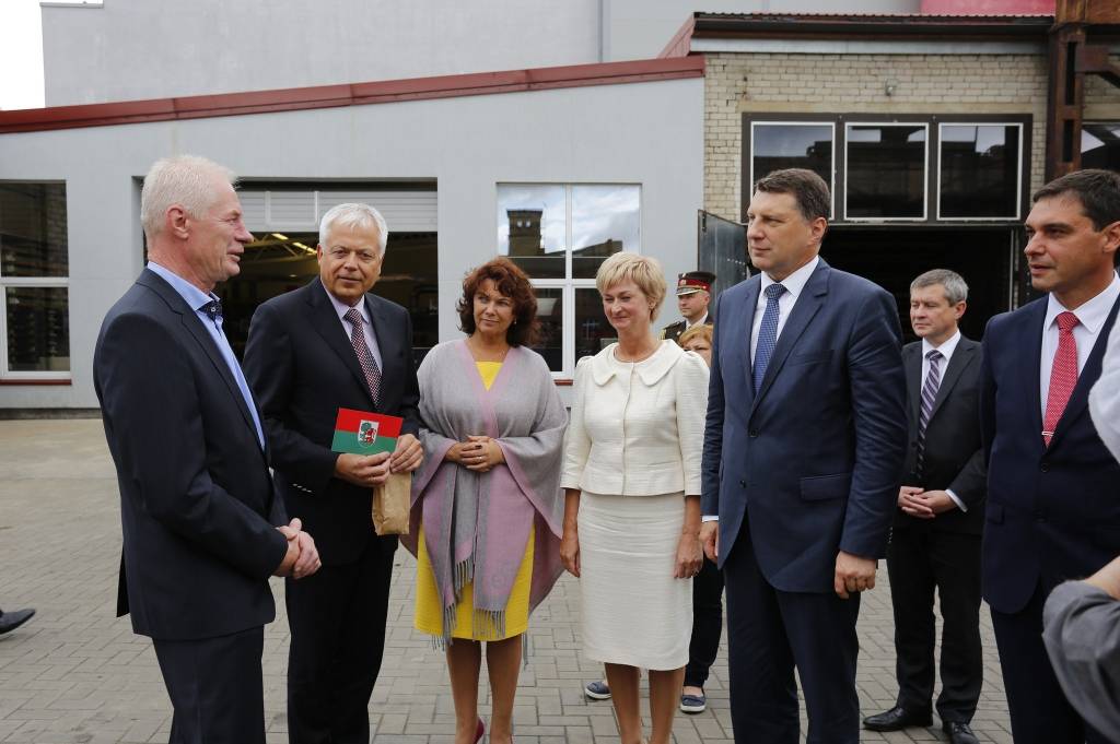 FOTO: Vējonis apmeklē Liepāju