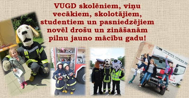Uzsākot jauno mācību gadu, VUGD aicina pārrunāt drošības jautājumus