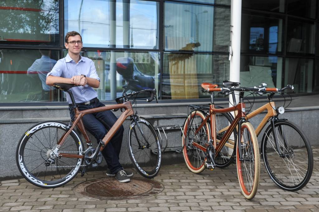 Top Latvijas eksportprece – koka rāmja velosipēdi
