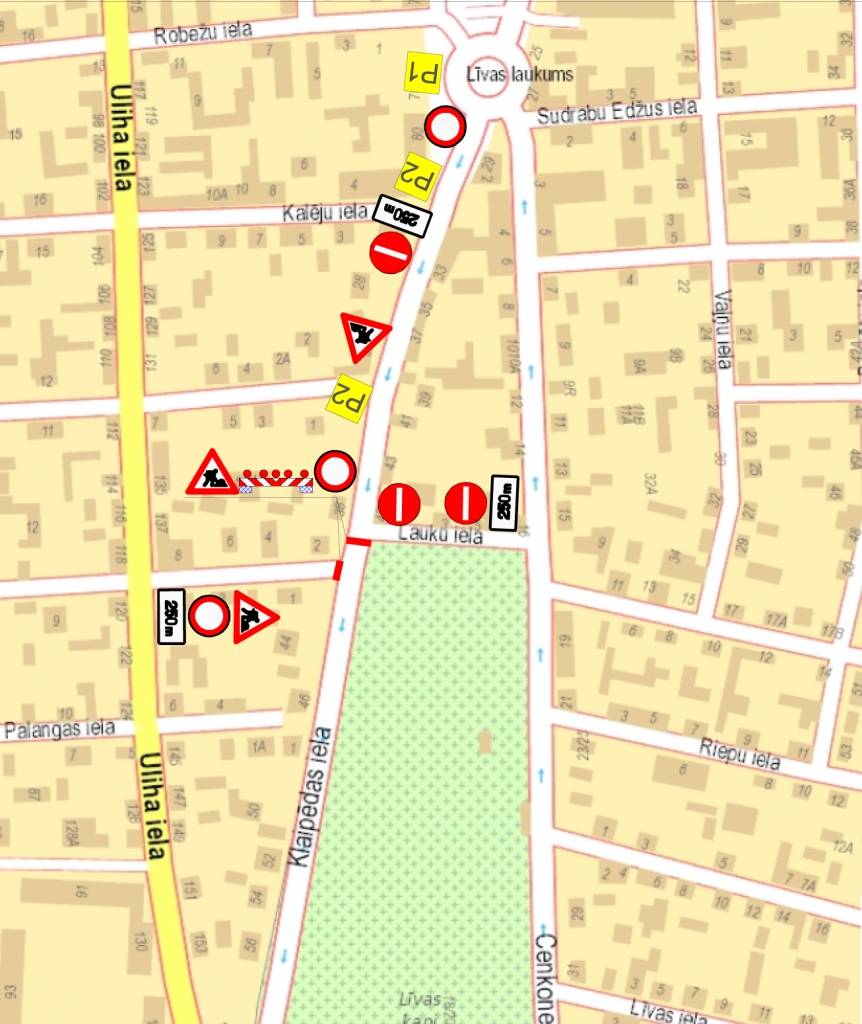 Tramvaja sliežu renovācijas laikā tiks slēgta satiksme Klaipēdas ielā