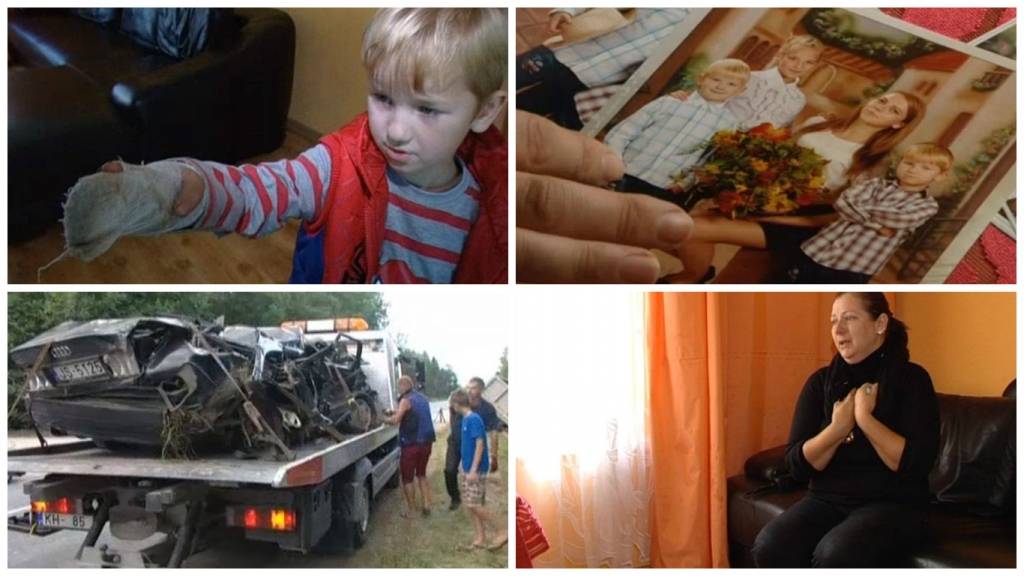 "Avārija mūsu ģimeni pāršķēla uz pusēm," stāsta Dace, kuras vadīto Audi sadragāja kravas auto