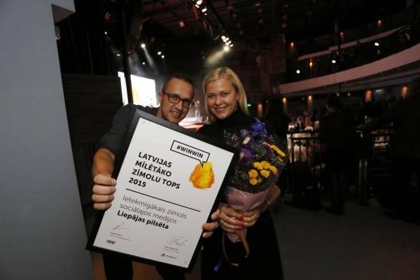  Liepājas pilsēta atzīta par ietekmīgāko zīmolu sociālajos medijos