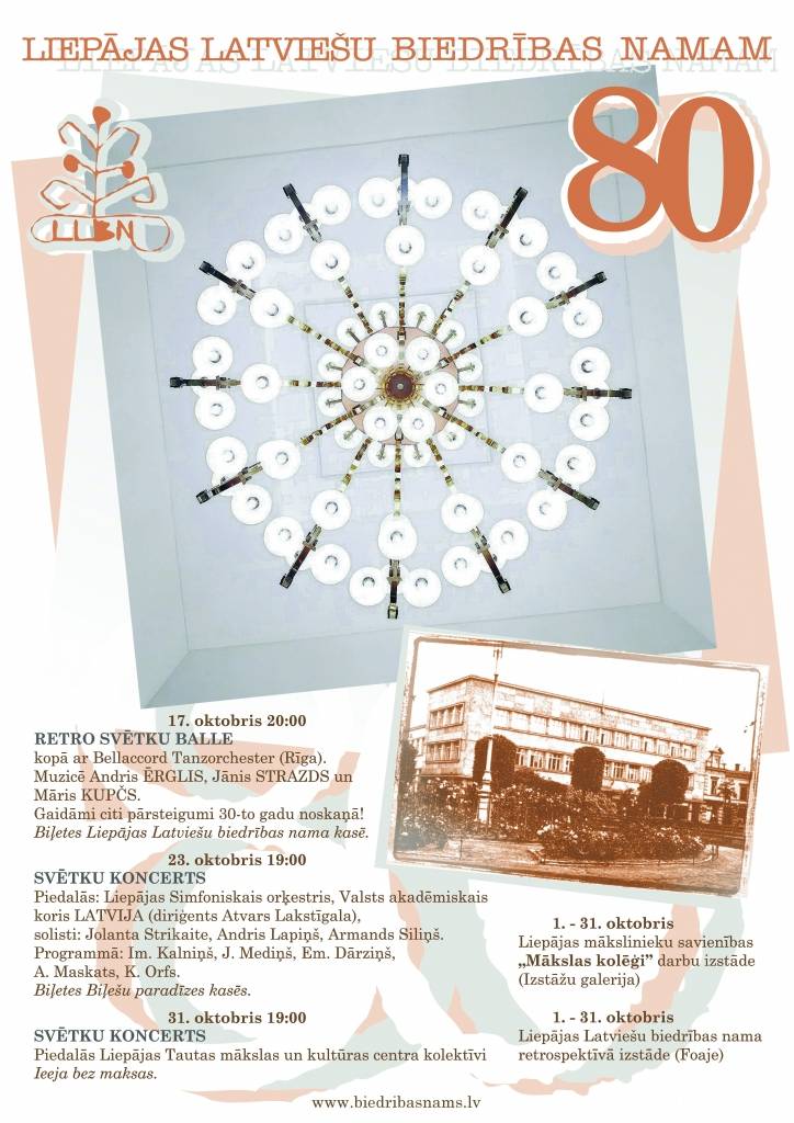 Tiks atklāta Liepājas Latviešu biedrības nama jubilejas izstāde