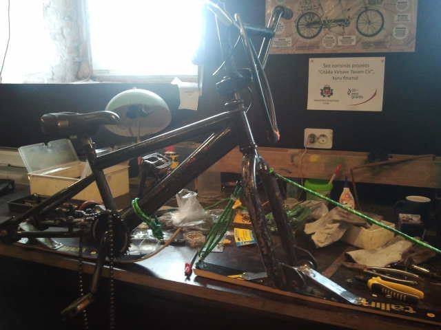 Māca pielāgot velosipēdus ziemai