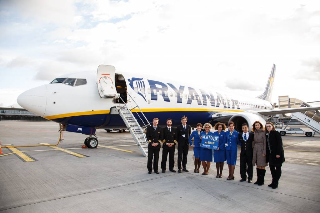 Ryanair sāk lidojumus no Rīgas uz Berlīni 