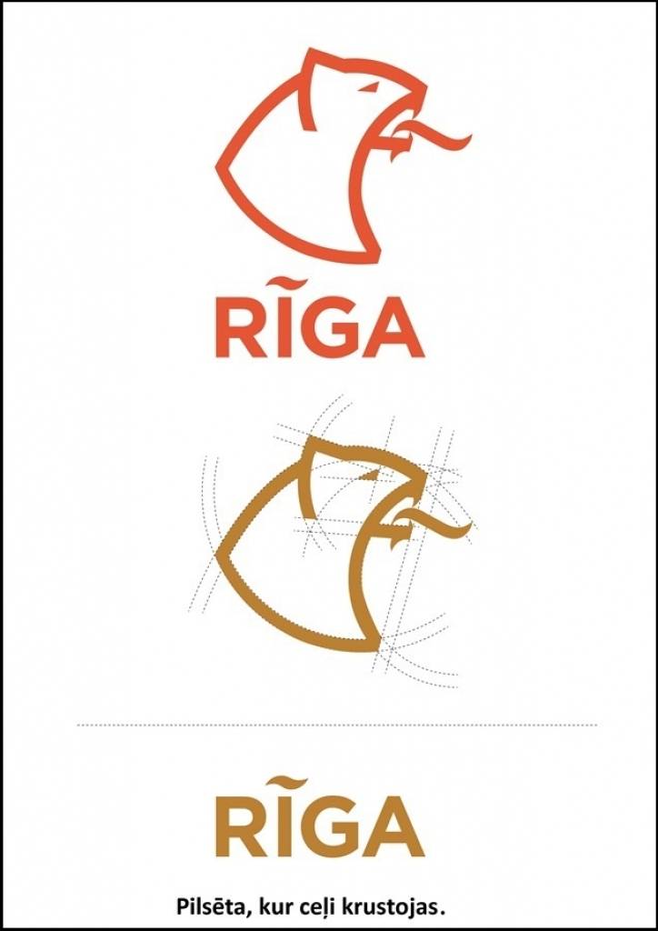 FOTO: Rīdzinieku vērtējumam nodoti astoņi Rīgas logo varianti