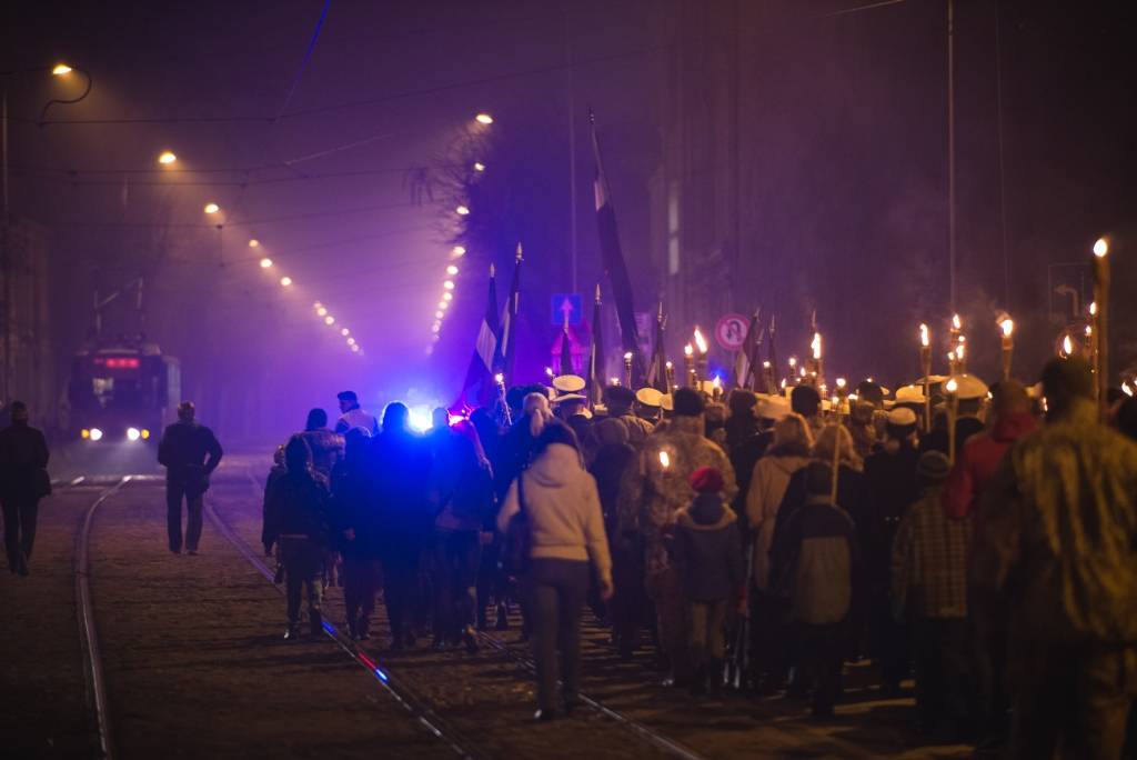Lāčplēša dienas lāpu gājiens Liepājā izgaismos arī Rožu, Kuršu un Katoļu ielas