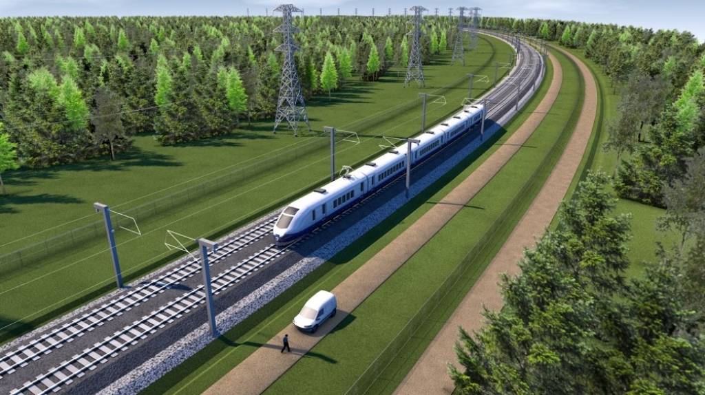Rekomendējamais Rail Baltica trases novietojums rīt tiks nodots sabiedriskajai apspriešanai