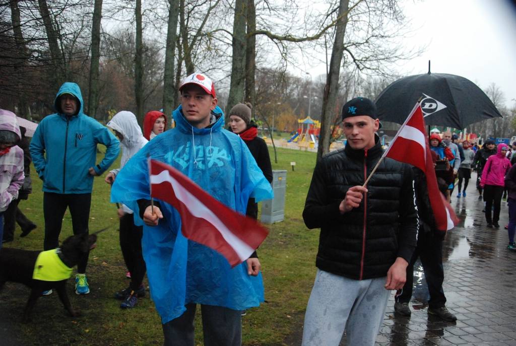 FOTO.VIDEO: Liepājā izskrien Latviju