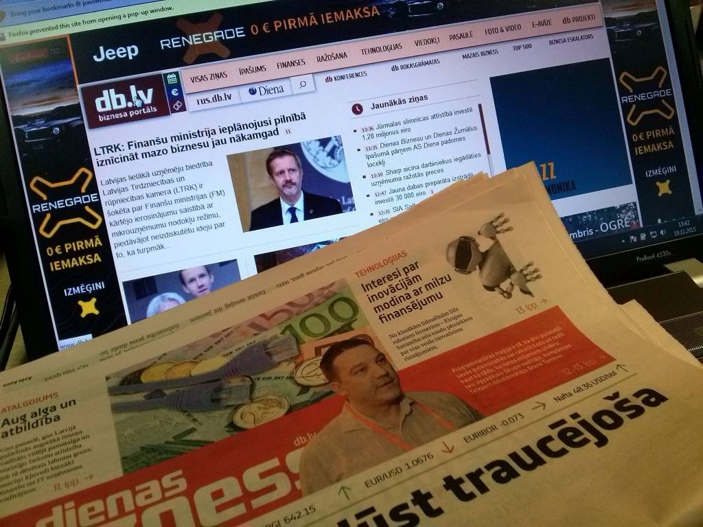 Dienas Biznesu un Dienas Žurnālus īpašumā pārņem AS Diena padomes locekļi