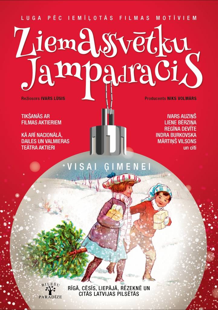 Latviešu iemīļotā filma "Ziemassvētku jampadracis" atdzims jaunā muzikālas izrādes veidolā