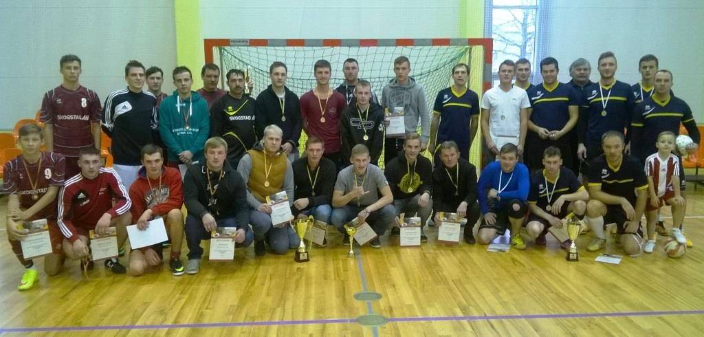 Apriķnieki – pirmo reizi Aizputes novada čempioni telpu futbolā