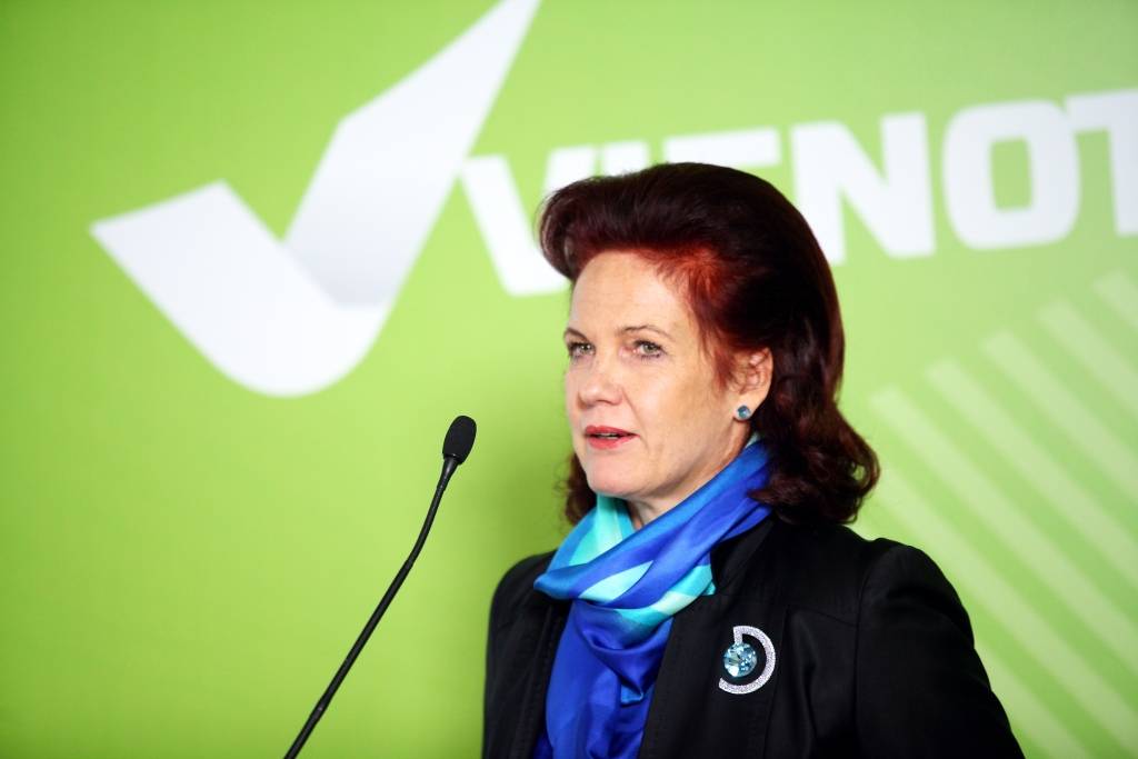 Āboltiņa Vienotības kongresā: Mums nav tiesību būt sašķeltiem un vājiem