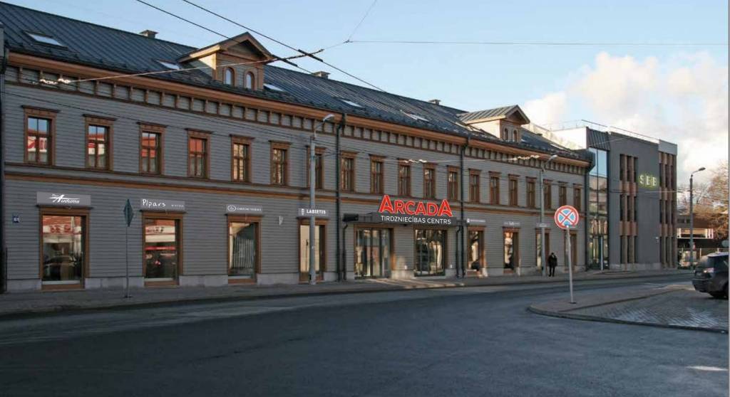 Tirdzniecības centra Arcada izveidē Āgenskalnā ieguldīti 3 miljoni eiro