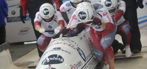 Melbārža pilotētais bobsleja četrinieks izcīna sesto vietu Pasaules kausa posmā Kēnigsē trasē