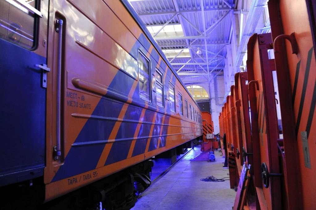 FOTO: SIA L-Ekspresis modernizētā Vagonu depo atklāšana
