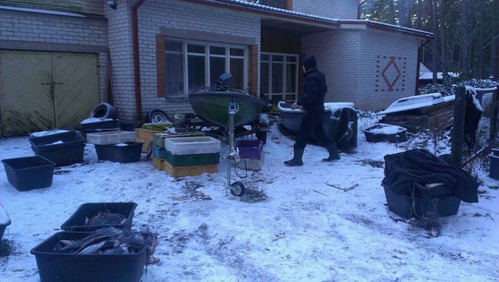 FOTO: Noķer maluzvejnieku, kurš nodarījis kaitējumu 300 tūkstošu apmērā