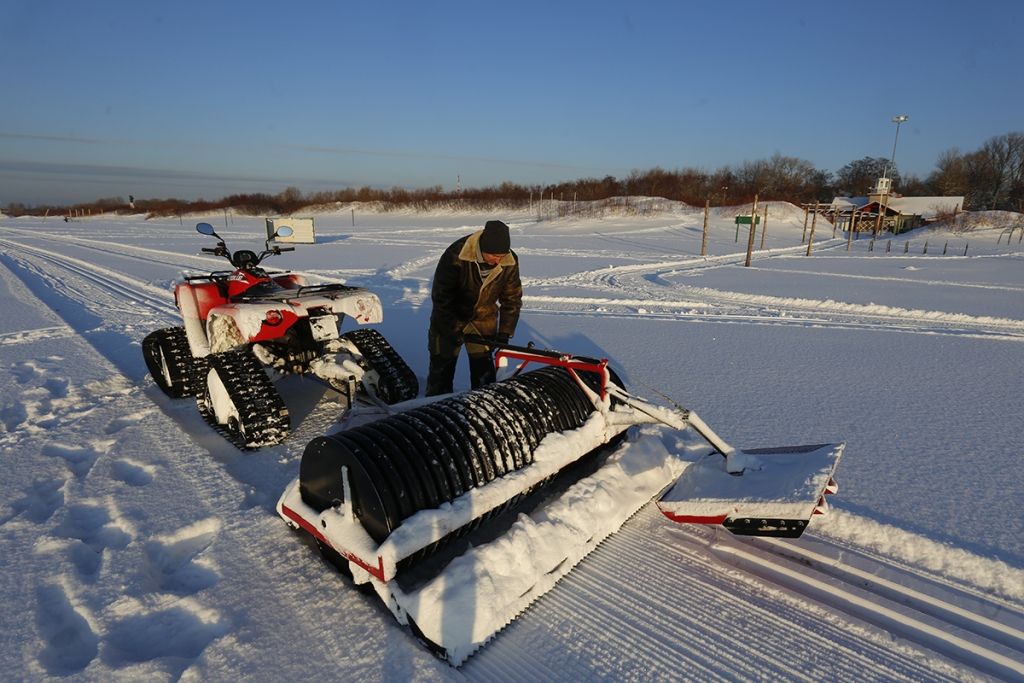 Liepājā izveidota distanču slēpošanas trase