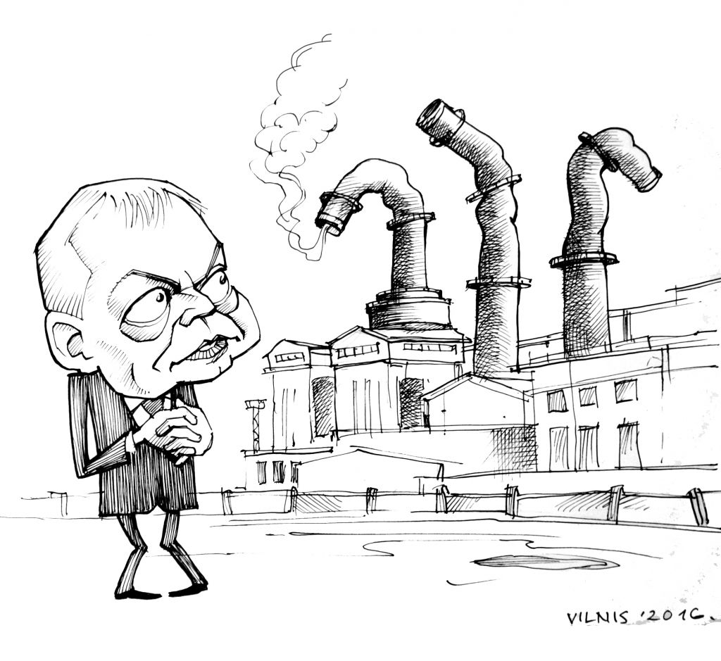 "Kursas Laika" piektdienas karikatūra