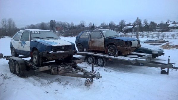 Liela atsaucība "Dienvidkurzemes" pirmajām ziemas autosprinta sacensībām