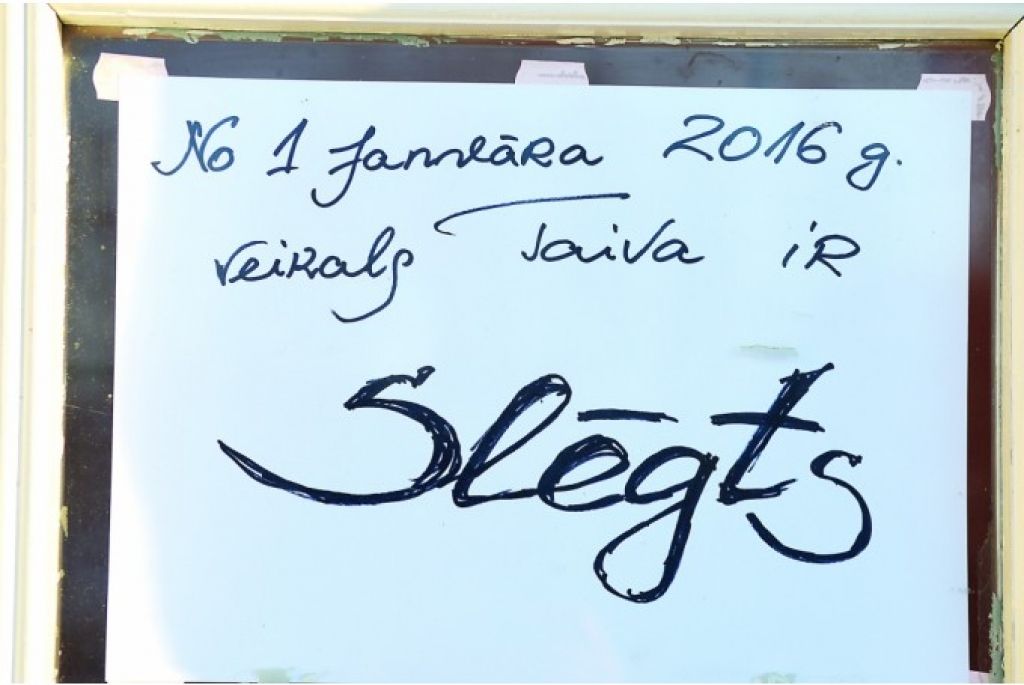 Ciems paliek bez vienīgā veikala 