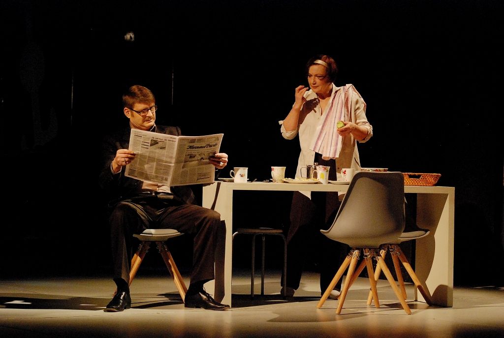 FOTO: Liepājas teātrī būs pirmizrāde iestudējumam "Mūsu pilsētiņa"