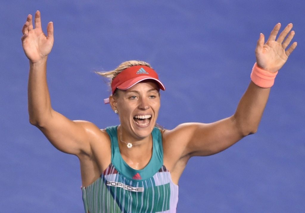 Kerbere pārspēj Viljamsu un pirmoreiz karjerā triumfē Grand Slam turnīrā