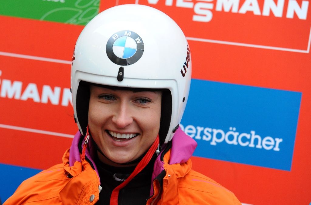 FOTO: Kamaniņu braucēja Cauce izcīna sudraba medaļu Eiropas čempionātā