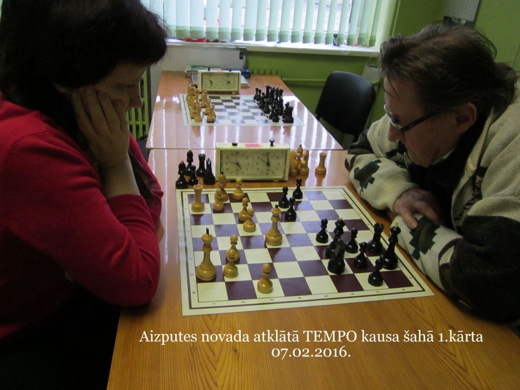 Grobiņnieki uzvar "Tempo" kausa izcīņas šahā pirmajā posmā