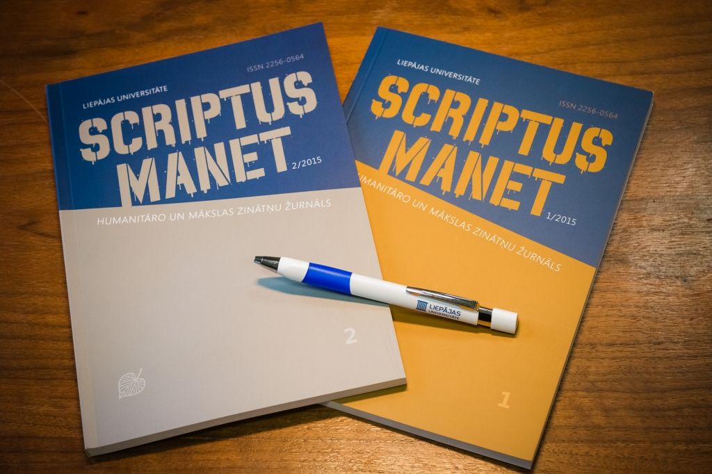 Atvērs zinātnisko žurnālu "Scriptus Manet"