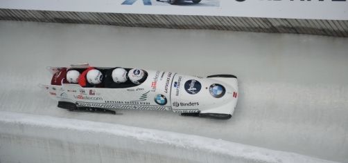 Melbārža pilotētais četrinieks pēc pasaules čempionāta pirmās dienas ieņem septīto vietu