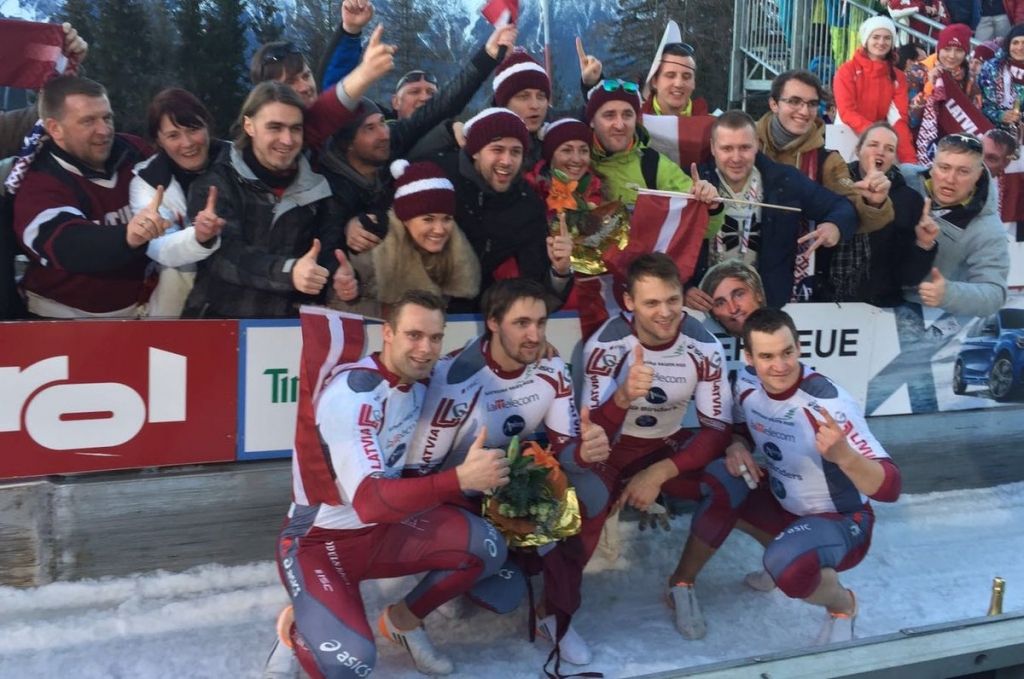 Melbārža bobsleja četrinieku ekipāža kļūst par pasaules čempioniem