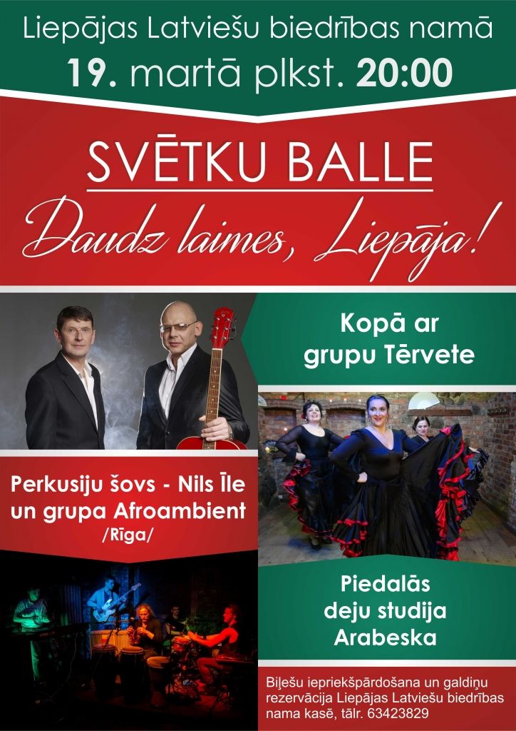 Svētku balle "Daudz laimes, Liepāja!"