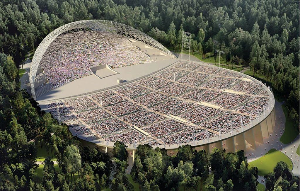 Ušakovs: Pašvaldība uz 30 gadiem aizņemsies līdzekļus Mežaparka estrādes rekonstrukcijai