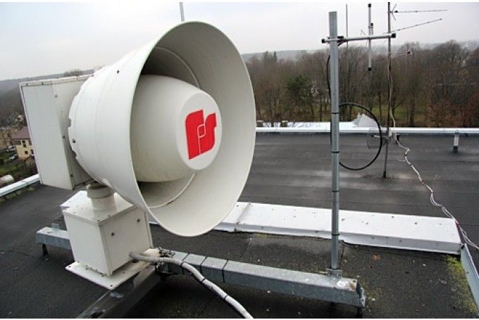 Trauksmes sirēnām veic tehniskos darbus