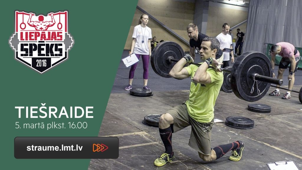 Tiešraide: Skaties sacensības Liepājas spēks 